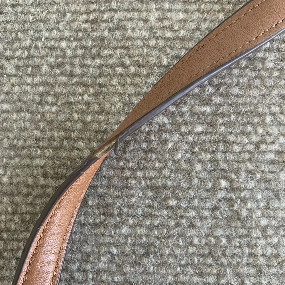 Coach Orange and Tan Cross Body - Picture 11 of 14